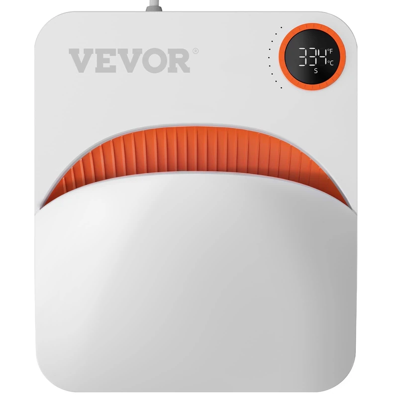 VEVOR Heat Press 200 x 168 x 77 mm Portable Multifunction Sublimation Heat Transfer Teflon Coated Shirt Printing Machine for Bags/T-Shirts/Cushions Vinyl Projects - Image 1