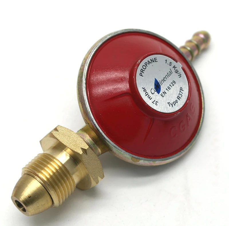 PROPANE GAS REGULATOR 37mbar STANDARD SCREW TYPE 1.5 kg/h Fits Calor/Flogas