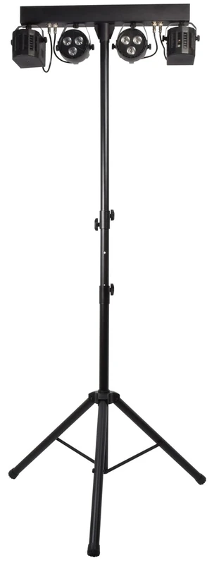 QTX | Recharge DJ : The Complete Rechargeable Party Effects Bar With Lights, Stand, Wireless Remote & Bags