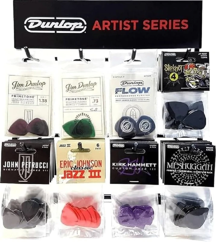 DUNLOP - Plectrum - Display Plectrums Signatures Full 72 Player's Pack