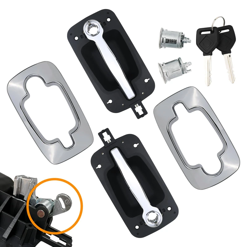 APPERFiT Exterior Door Handle for International ProStar,Set