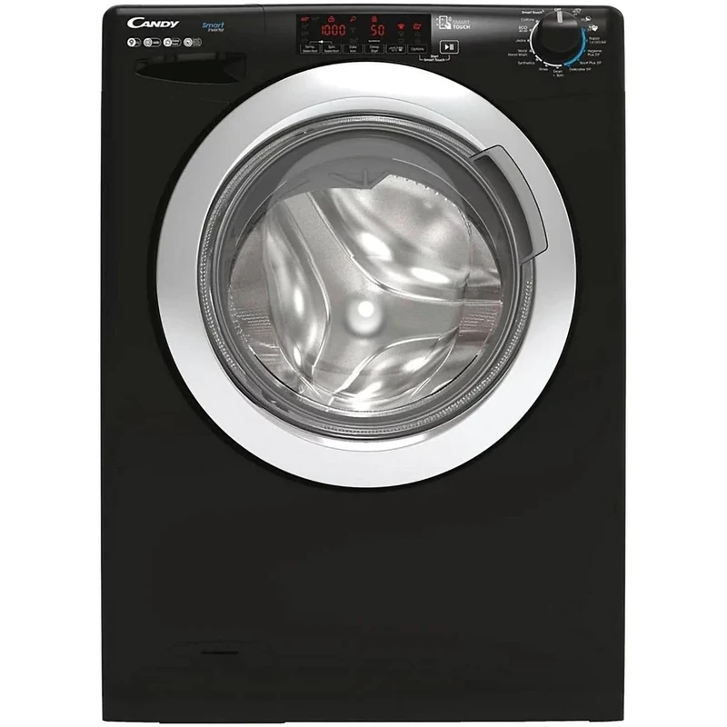 Candy Smart 9kg 1600rpm Freestanding Washing Machine - Black, (CSS69TWMCBE/1-80)