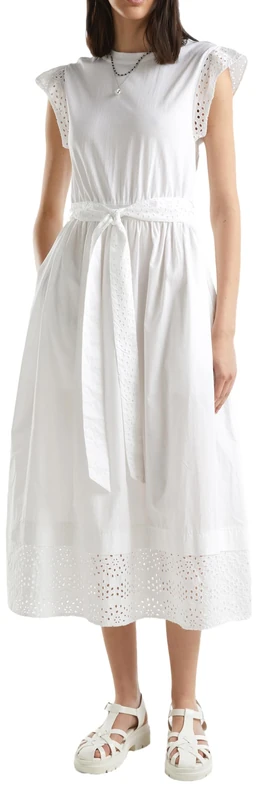 United Colors of Benetton Women's Dress, White, XXS