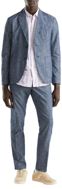 United Colors of Benetton Men's GIACCA 2WV1UW01B Suit Jacket, Blu,