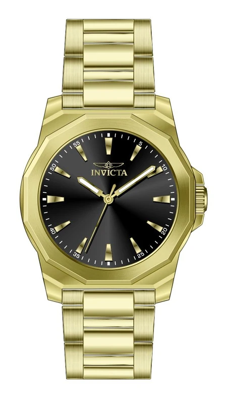 Invicta Speedway 46839 Men's Watch - Waterproof - Analogue - Quartz Movement - Stainless Steel with Black dial - 42mm