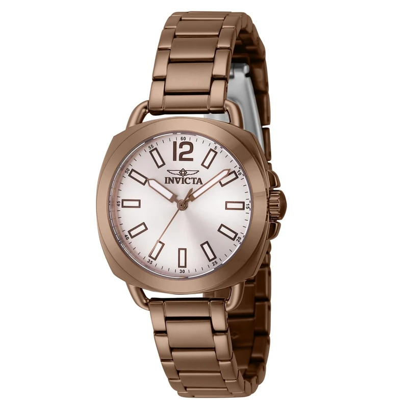 Invicta Wildflower 46348 Women's Watch - Waterproof - Analogue - Quartz Movement - Stainless Steel with Silver dial - 32mm