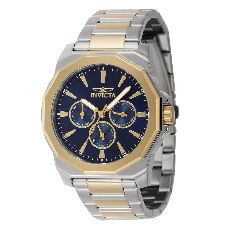 Invicta Speedway 46848 Men's Watch - Waterproof - Analogue - Quartz Movement - Stainless Steel with Blue dial - 42mm