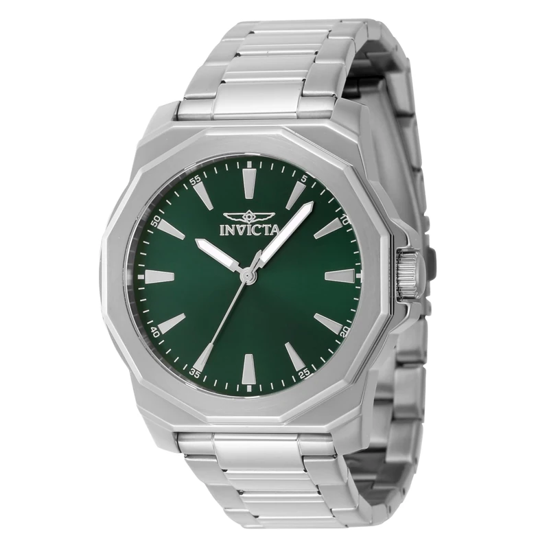 Invicta Speedway 46833 Men's Watch - Waterproof - Analogue - Quartz Movement - Stainless Steel with Green dial - 42mm
