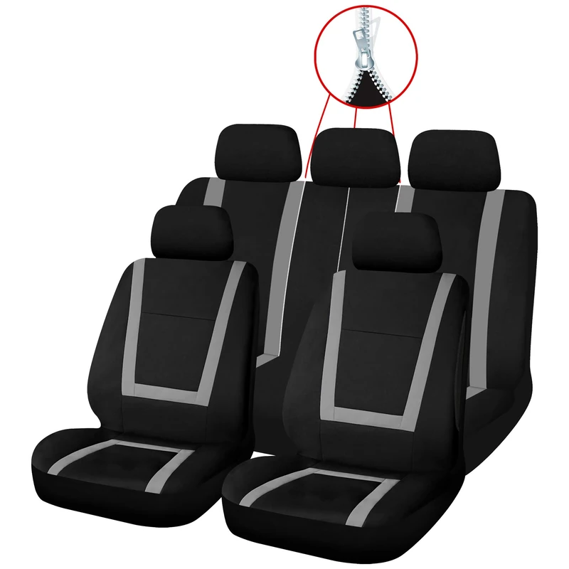 Sakura Greenwich Seat Cover Set Grey - Image 1