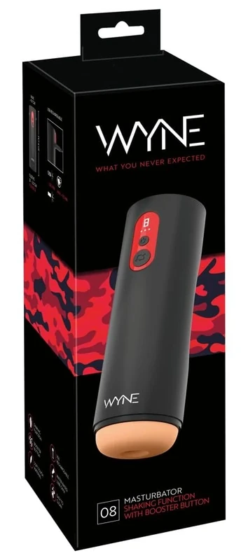 Wyne Men 08 Masturbator Black/Red 2.0 cm