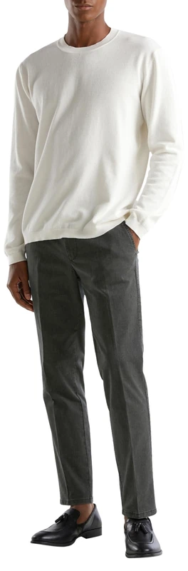 United Colors of Benetton Men's Jersey G/C M/L 1194u106z Sweater, White, XS