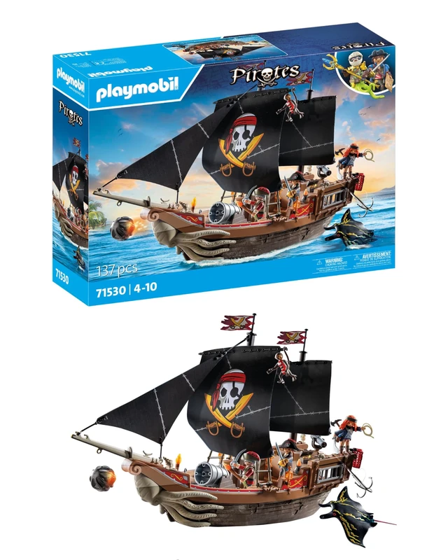 Playmobil Large Pirate Ship with Crew