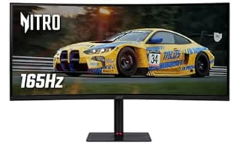 acer 34'' UltraWide Quad HD 165Hz FreeSync HDR Curved VA Gaming Monitor