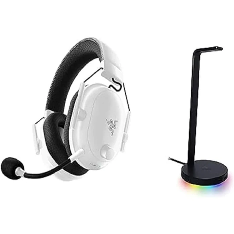Razer BlackShark V2 Pro (2023) - White + Base Station V2 Chroma