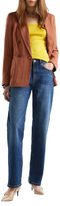 United Colors of Benetton Women's Jacket, brown, 12