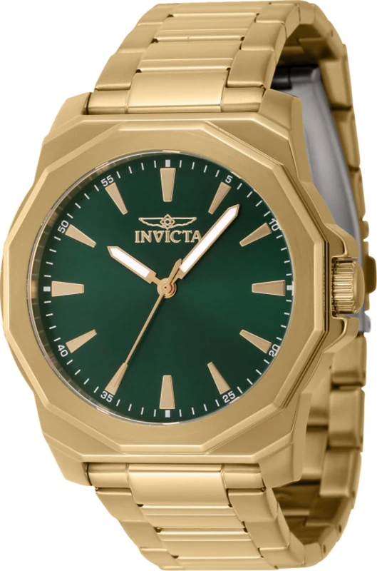 Invicta Speedway 46841 Men's Watch - Waterproof - Analogue - Quartz Movement - Stainless Steel with Green dial - 42mm