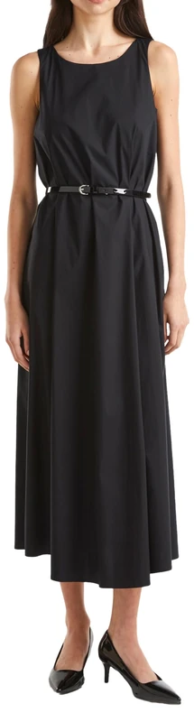 United Colors of Benetton Women's Vestito 44kxdv08n Dress, Black, L