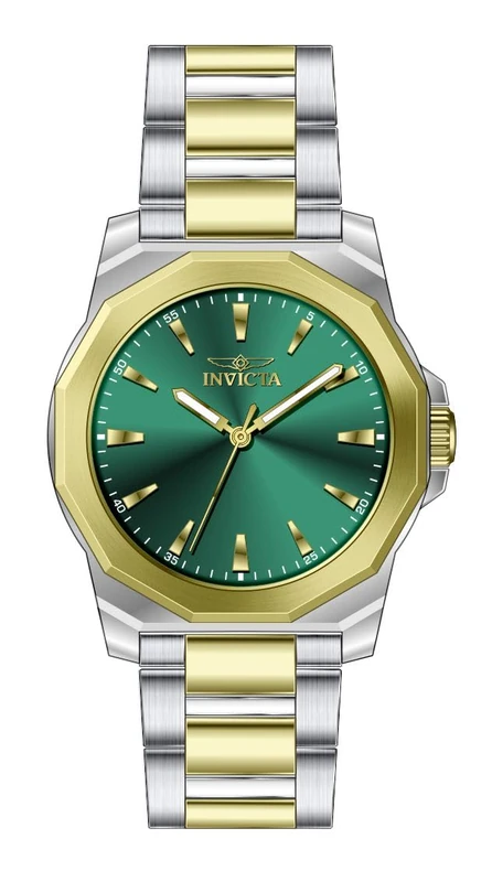 Invicta Speedway 46836 Men's Watch - Waterproof - Analogue - Quartz Movement - Stainless Steel with Green dial - 42mm