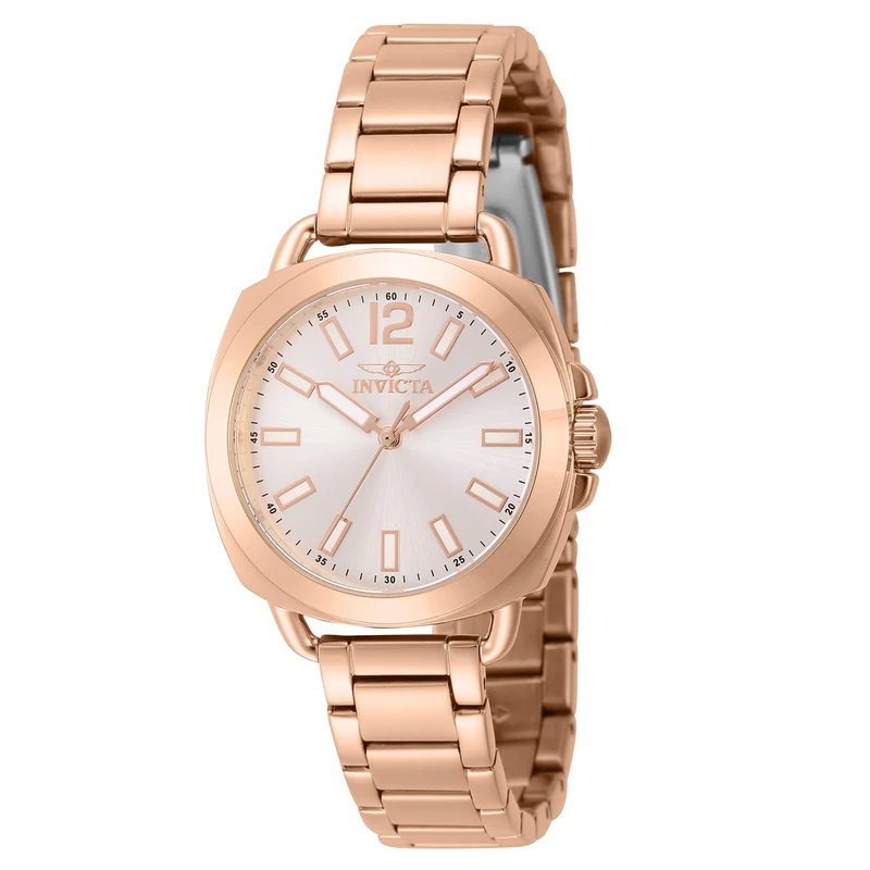 Invicta Wildflower 46347 Women's Watch - Waterproof - Analogue - Quartz Movement - Stainless Steel with Silver dial - 32mm