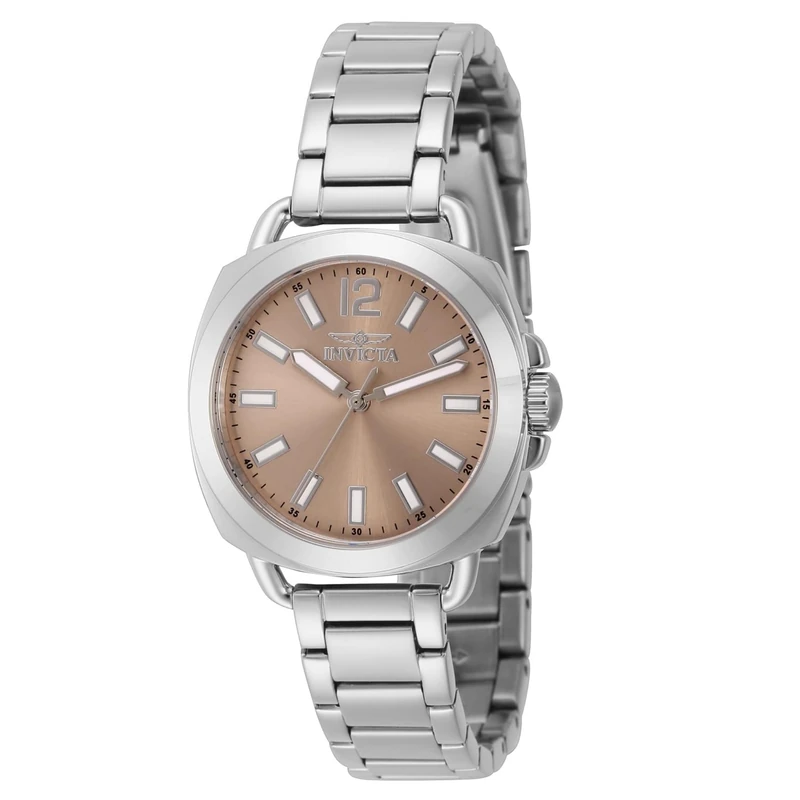 Invicta Wildflower 46345 Women's Watch - Waterproof - Analogue - Quartz Movement - Stainless Steel with Pink dial - 32mm