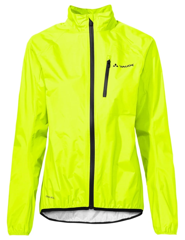 VAUDE Women's Drop Jacket III, Lightweight Rain Jacket, Waterproof and Feather-light, Ceplex Active Technology, Breathable and Compact Packable, Environmentally Friendly with Eco Finish, Reflective