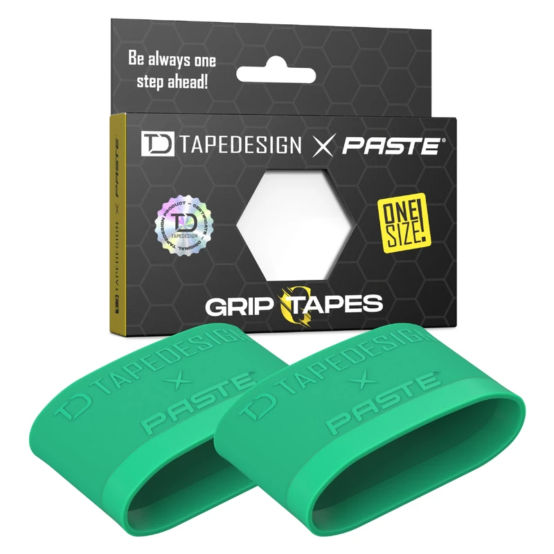 TAPEDESIGN Silicone Shin Pad Holder Grip Tapes Football Men Women Green - Holder for Football Socks