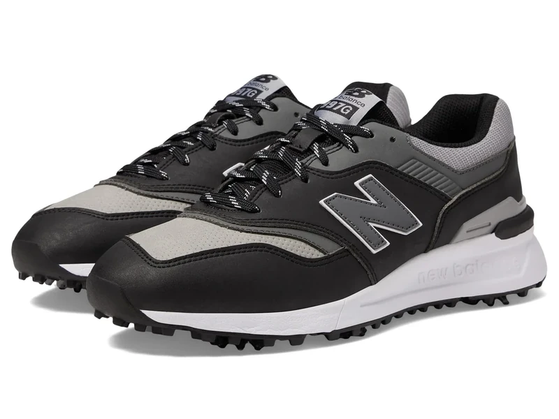 New Balance Men's 997 Golf Shoe, Black, 8.5 UK