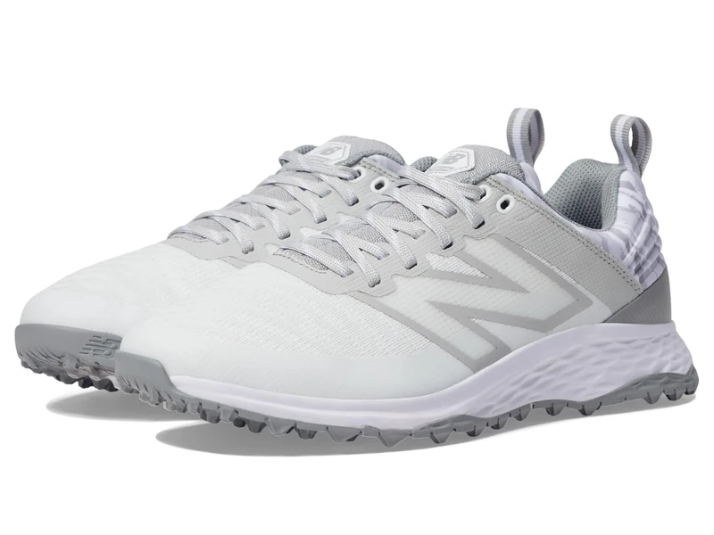 New Balance Men's Fresh Foam Contend V2 Golf Shoe, White/Grey, 8.5 UK Wide
