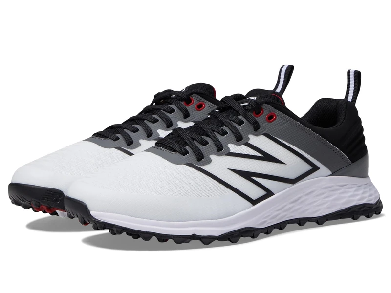 New Balance Men's Fresh Foam Contend V2 Golf Shoe, White/Black, 8 UK - Image 1