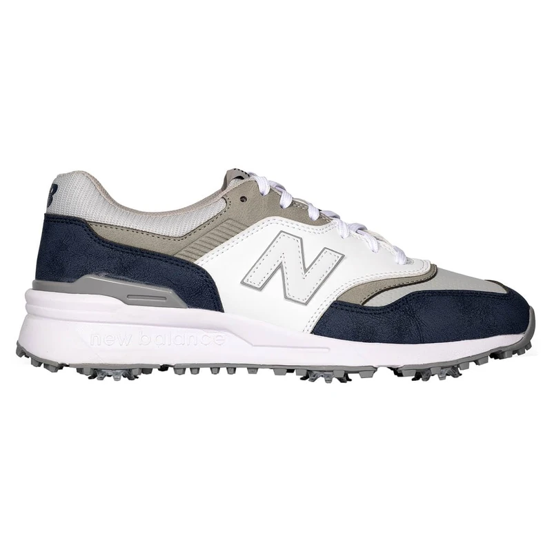 New Balance Men's 997 Golf Shoes, Navy/White, 12.5 UK