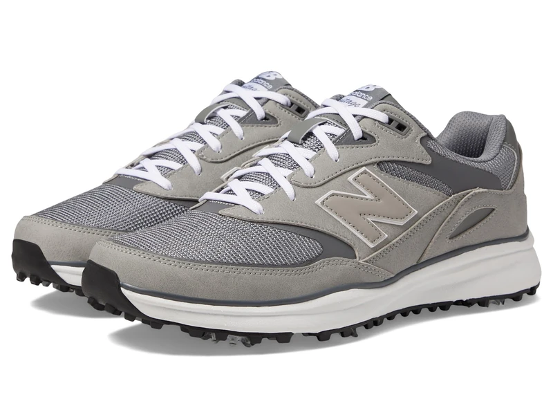 New Balance Men's Heritage Golf Shoe, Grey, 10