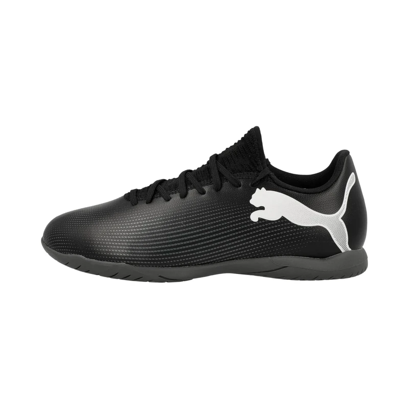 PUMA Men's Future 7 Play Turf Trainer Soccer Cleats Sneaker, Black/White, 9.5 UK - Image 1