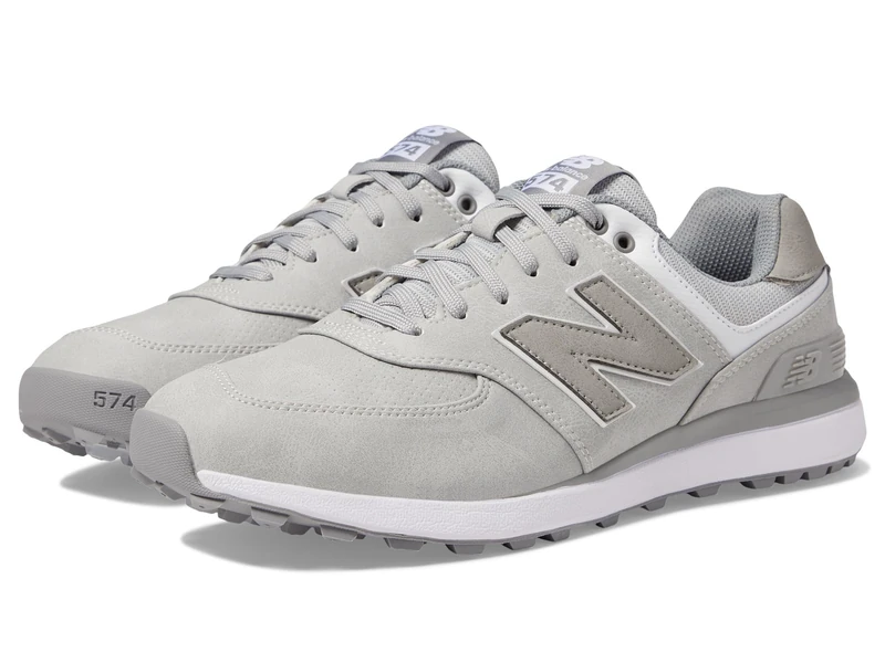 New Balance Men's 574 Greens Golf Shoe, Light Grey, 11.5 UK - Image 1