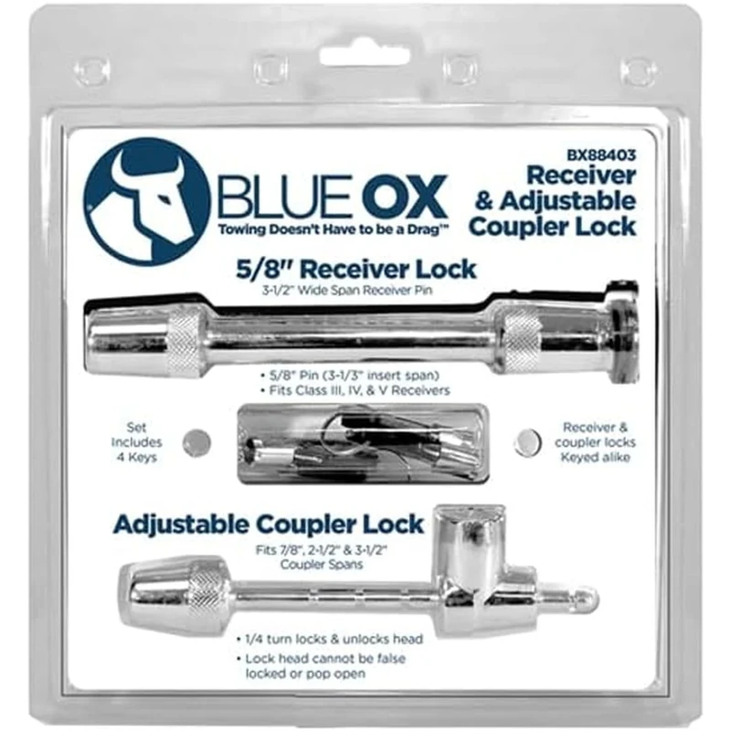 Blue Ox BX88403 Trailer Hitch Lock