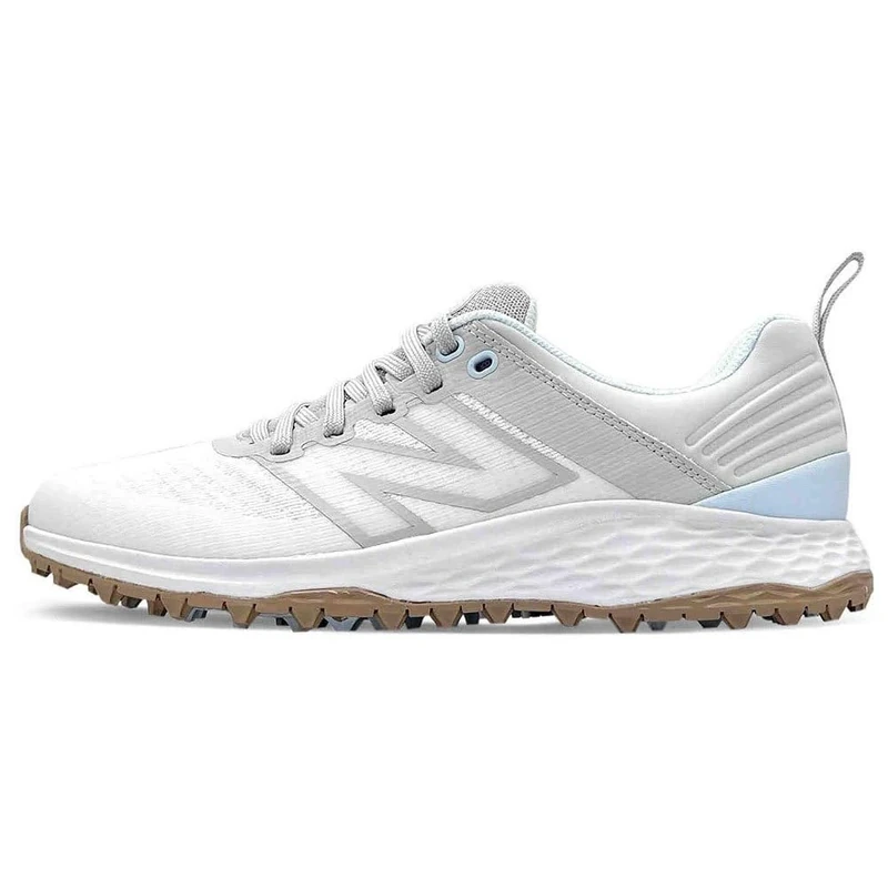 New Balance Women's Fresh Foam Contend V2 Golf Shoe, White/Grey, 7 UK Wide