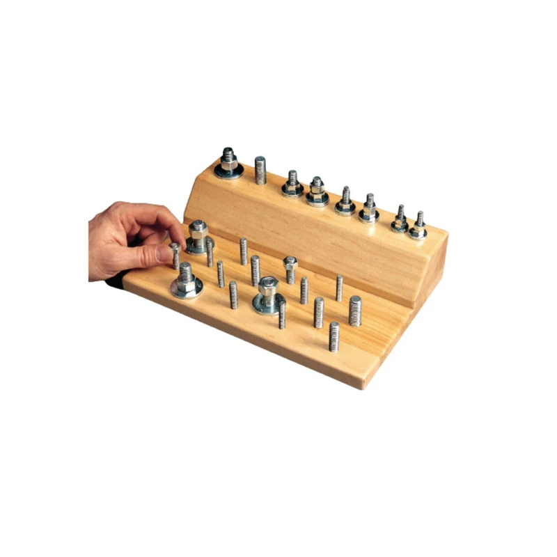 Sammons Preston Two-Tiered Horizobtal Bolt Board, Helps Improve Finger Strength, Dexterity and Hand Strength