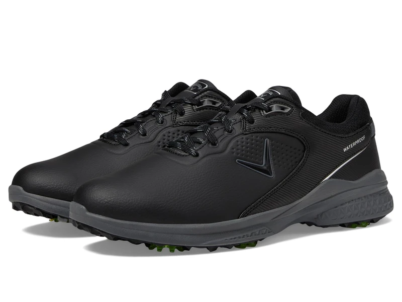 Callaway Men's Solana TRX V3 Golf Shoe, Black/Grey, 16 Wide