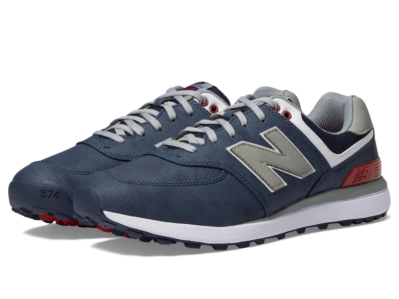 New Balance Men's 574 Greens V2 Golf Shoe, Navy, 11.5