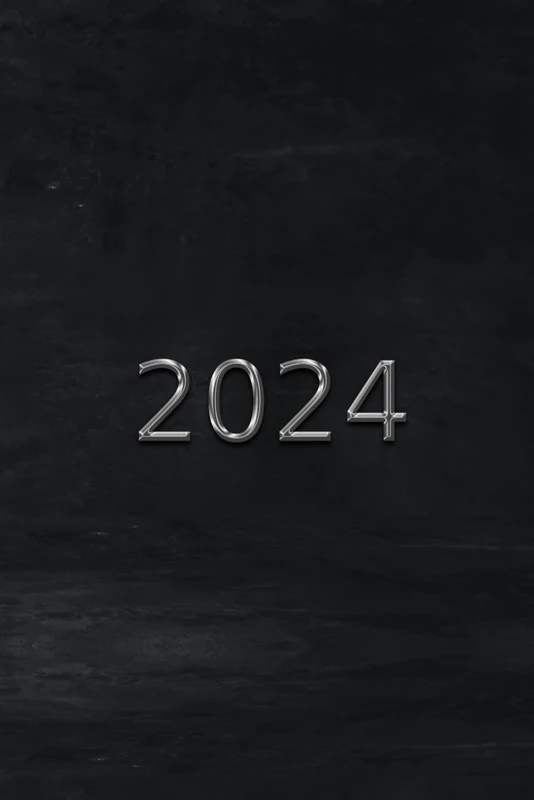 2024: Compact Planner | One Page Per Day Organizer | Minimalist Journal | Lined Notebook | 392 pages 6x9 Daily Diary | Black Cover