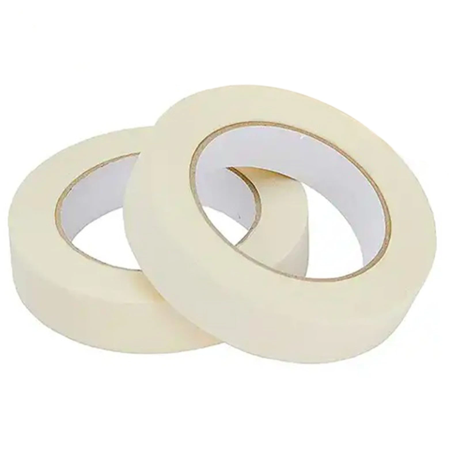 2 Rolls Masking Tape Painting 24mm X 50M General Purpose Painters Masking Tape Adhesive Multi Surface Decorator Tape for Crafts DIY and Artists Painter Tape
