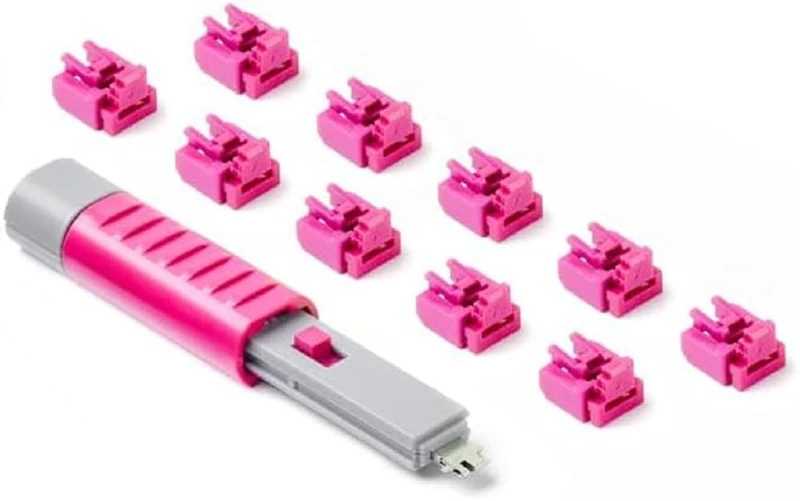SmartKeeper Essential / 10 x RJ45 Port Blockers with 1 x Lock Key Basic/Pink - Image 1