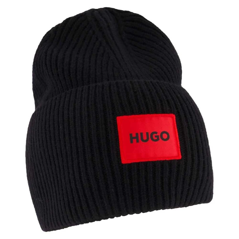 HUGO Women's Saffa_hat Beanie, Black,