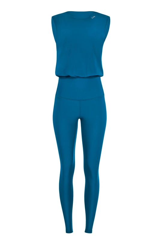 WINSHAPE Women's Damen Functional Comfort Jumpsuit Js102lsc, Green, S