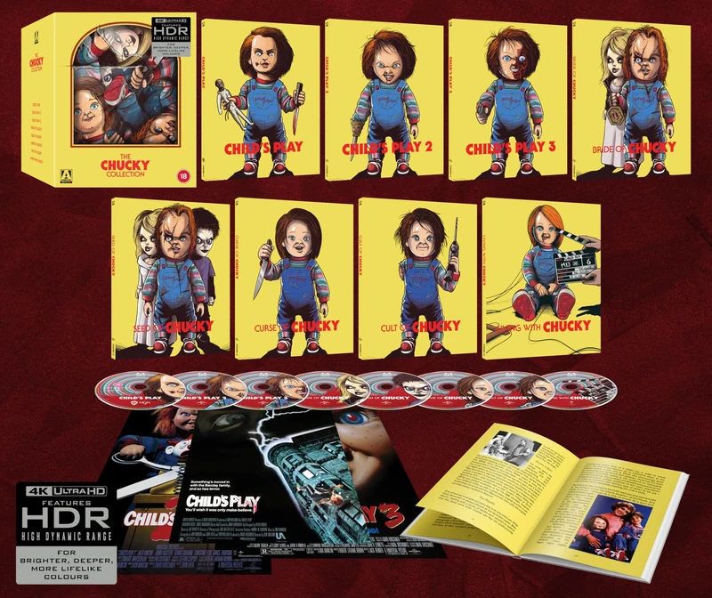 Arrow Video The Chucky Collection Limited Edition 4K UHD + Blu-ray [Region Free]