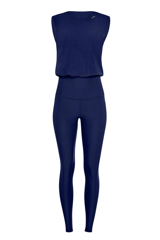 WINSHAPE Women's Functional Comfort Jumpsuit Js102lsc, Blue, XXL