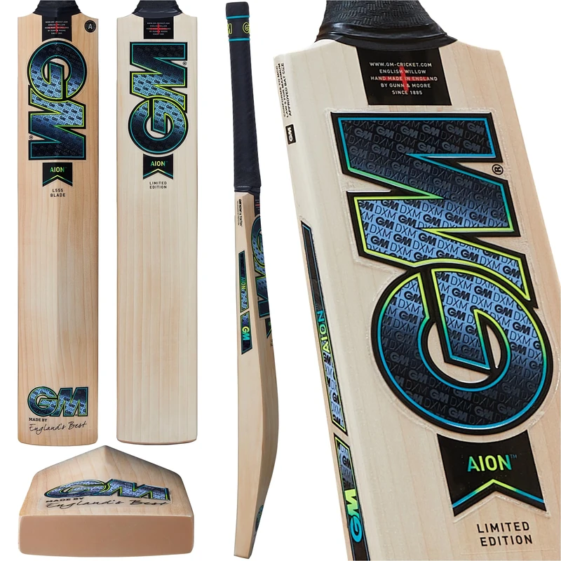 Gunn & Moore GM Cricket Bat | Aion Original L.E. | Best Grade 1 English Willow | DXM, ToeTek and NOW! | Full Size Short Handle Suitable for Players 175cm / 5' 9" & over