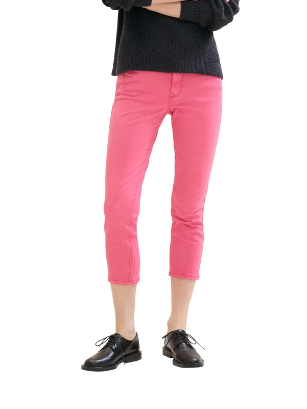 TOM TAILOR Women's Alexa Straight Jeans, 15799 - Carmine Pink, 26W x 26L - Image 1