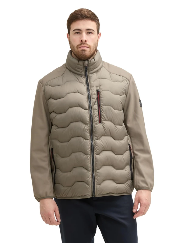 TOM TAILOR Men's 1042197 Jacket, 32097-Smokey Olive Green, XXXXXL