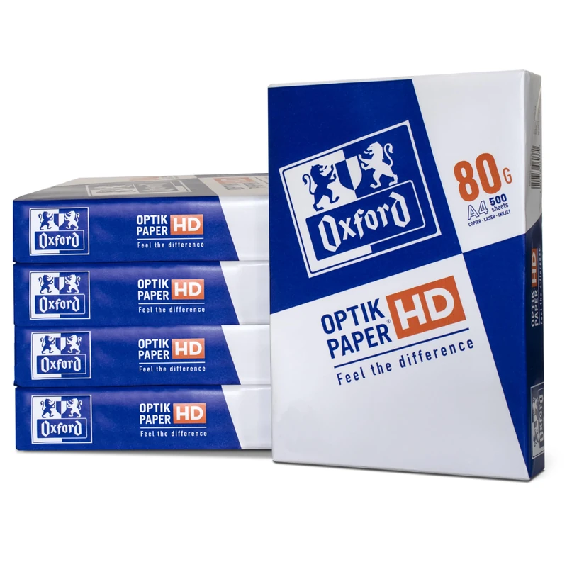 Oxford A4 Printer Paper - 80gsm Premium Optik - 2500 Sheets