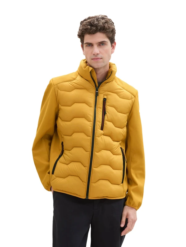TOM TAILOR Men's Jacket, 35660 - Harvest Yellow, S